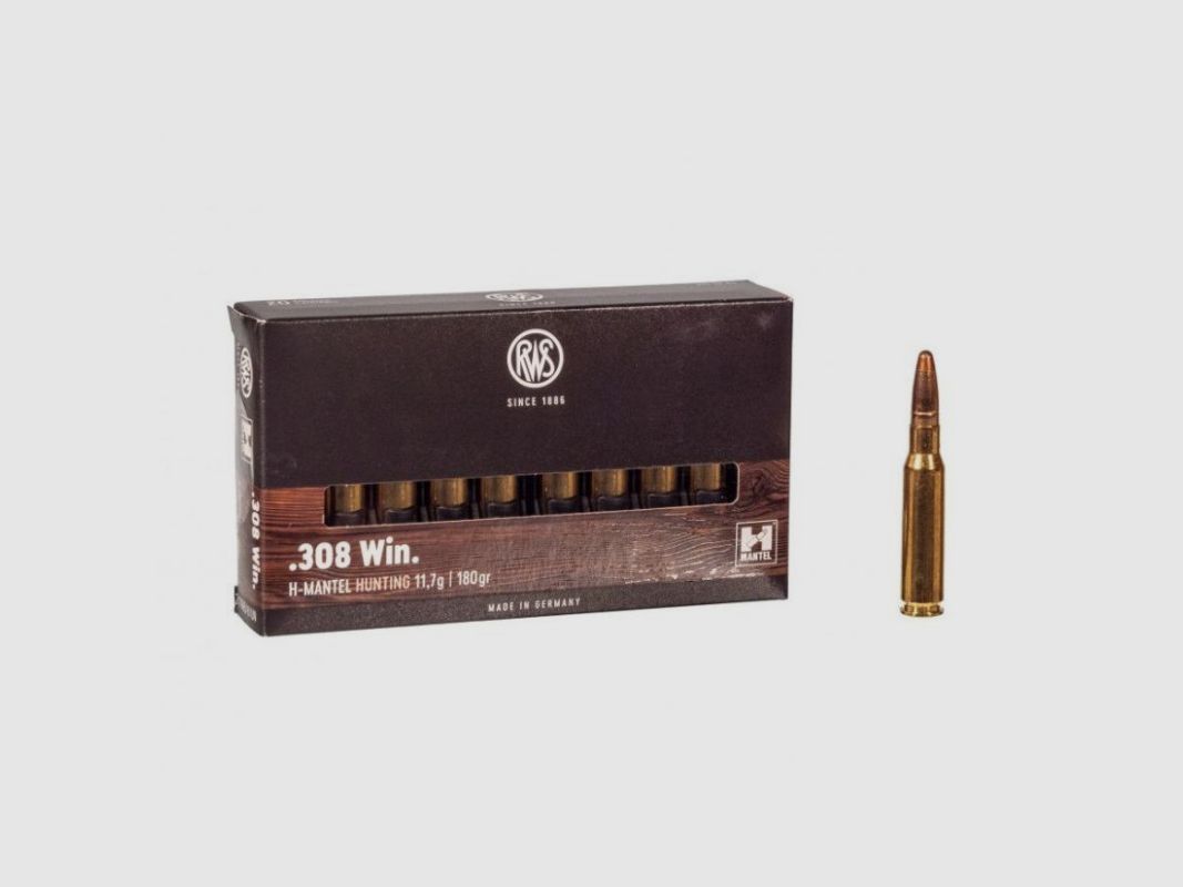 RWS CARTUCHOS .308 Win 180 gr