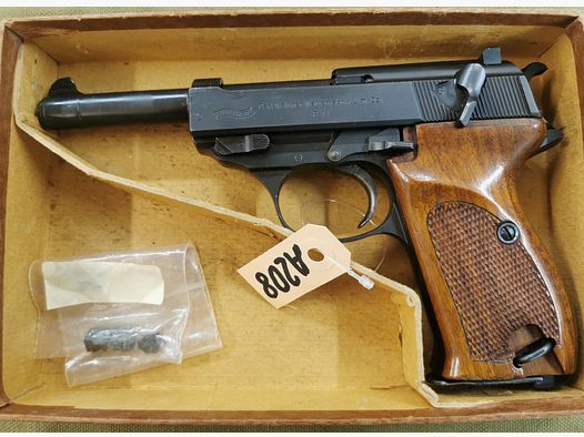 Walther P38 Ganzstahl OVP con número de suministro