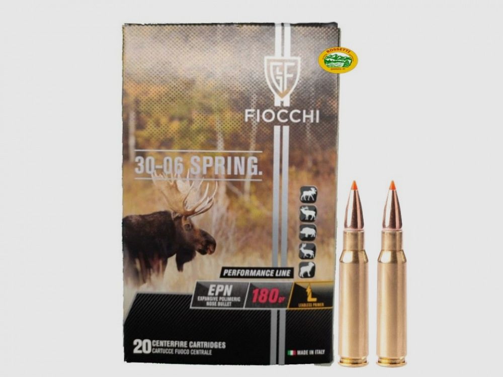 FIOCCHI Munition Kal.30-06 Geschoss EPN 180gr.