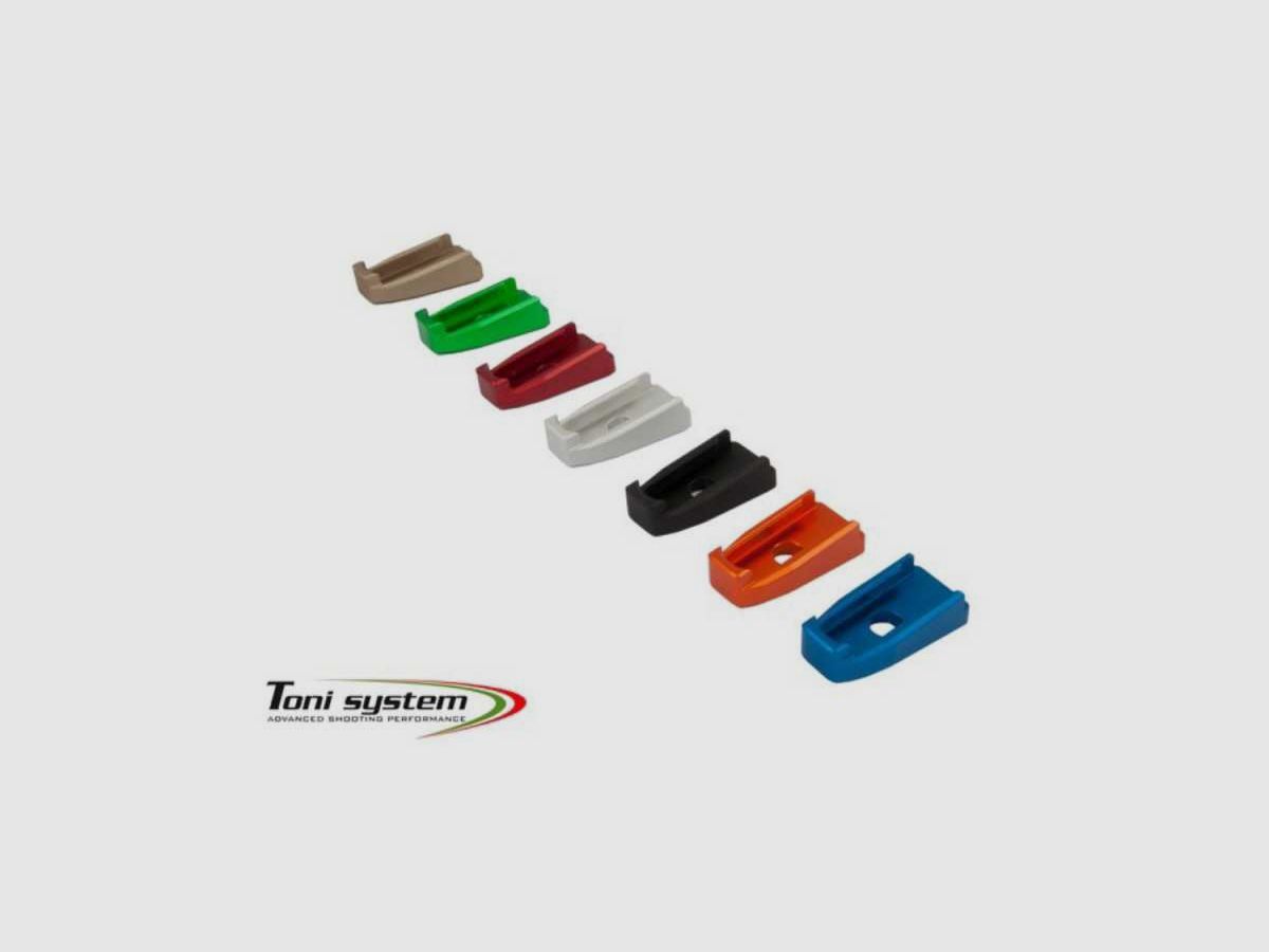 TONI SYSTEM PADCOBS Pad per Caricatore Standard per 1911 Cobra, Colore: Rosso, immagine 1 di 3