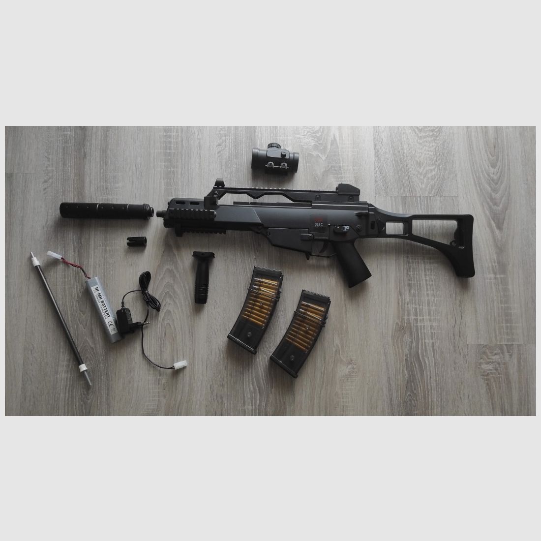 Heckler Koch G36C (M85) AEG Airsoft inkl. Zubehör Neu