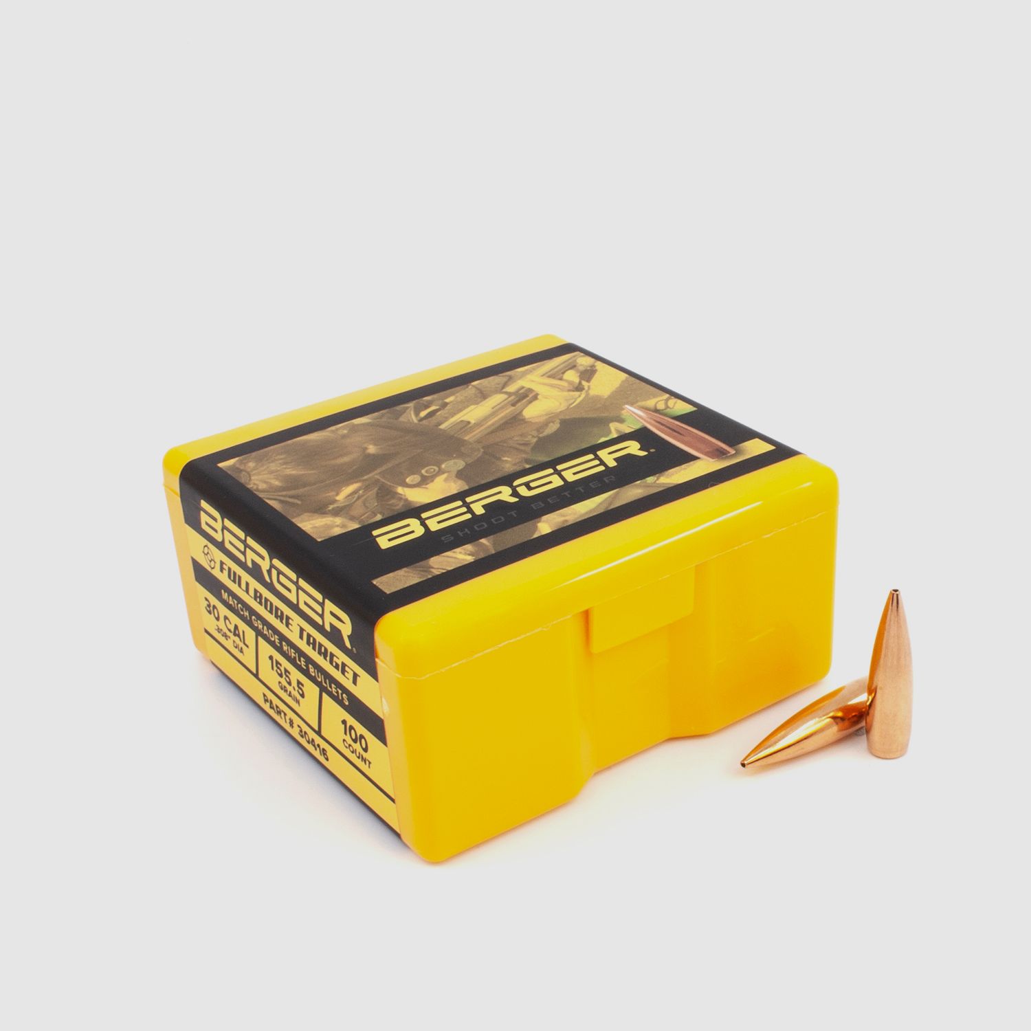 Proiettile Berger .30 FULLBORE Target 155GR 500 pezzi