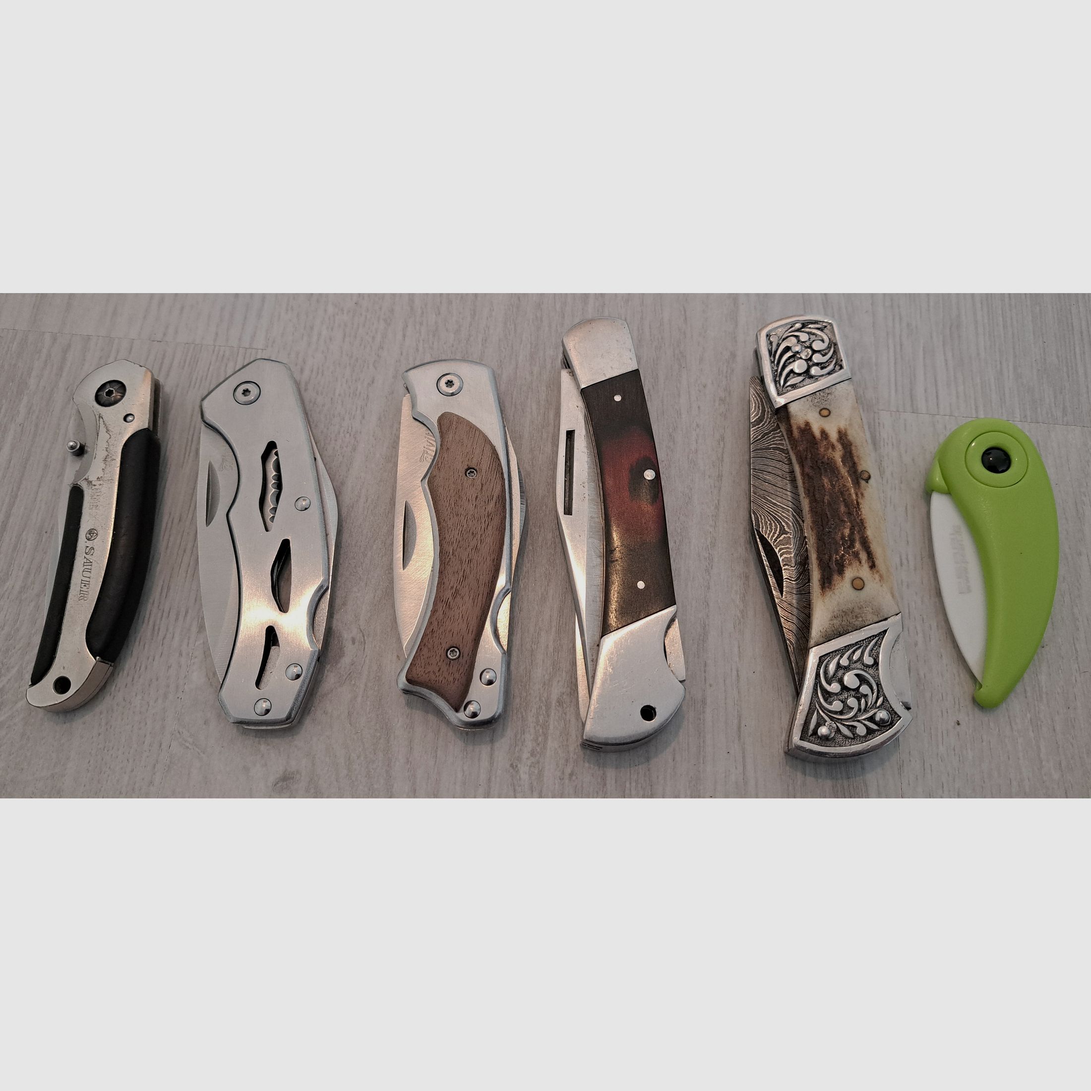 6 Klappmesser Konvolut, Bild 2 von 2