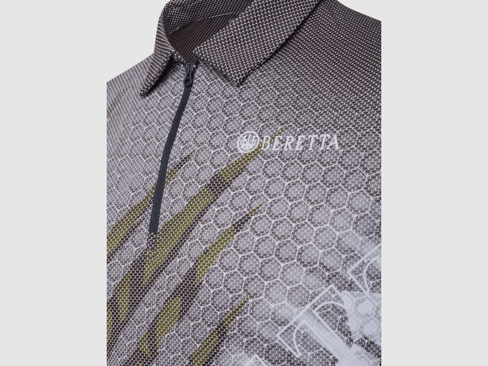T-SHIRT – BERETTA – RUSH SCRATCH POLO Black & Green Stone, image 5 of 5