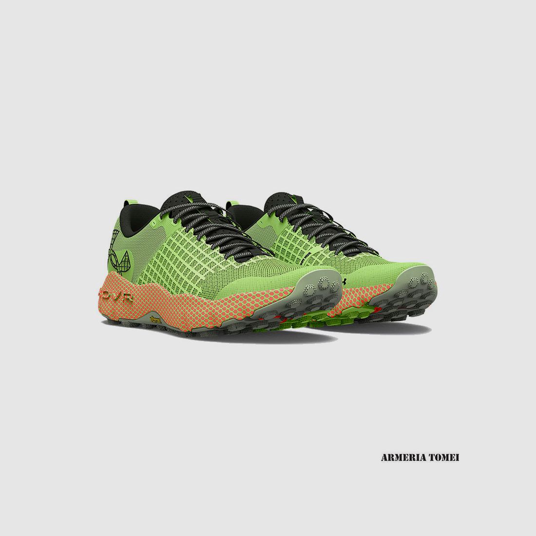 UNDER ARMOUR – HERREN – UA HOVR™ DARK SKY TRAIL UNISEX Quirky Lime / Electric Tangerine – 302, Bild 4 von 5