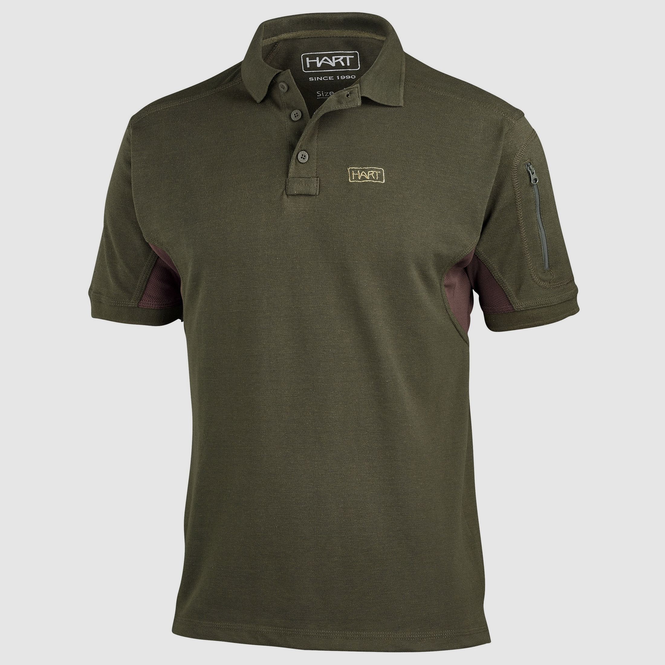 Hart Herren-Poloshirt Ivory