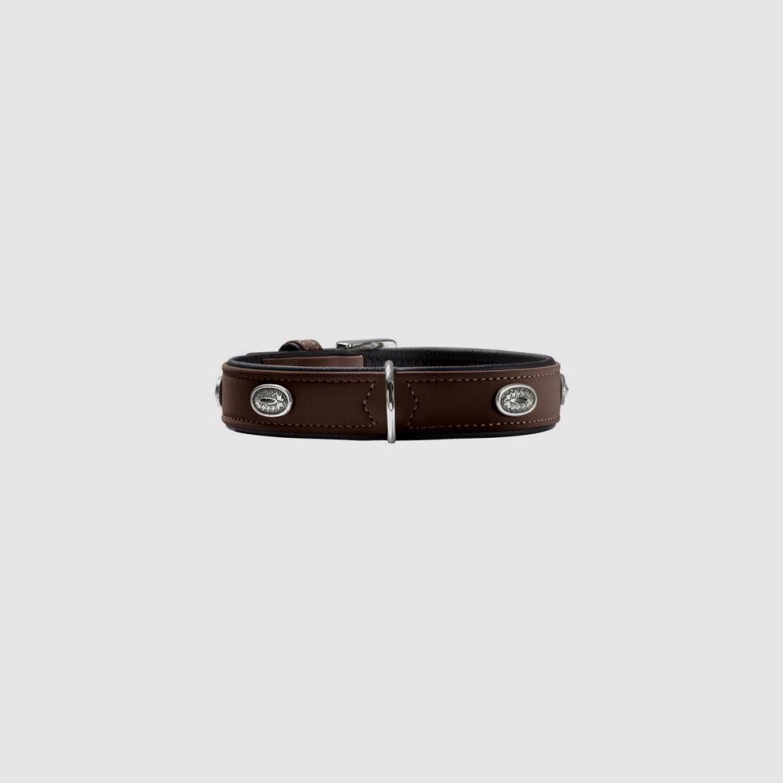 Hunter Halsband Softie Stone Braun/Schwarz S-M (50)