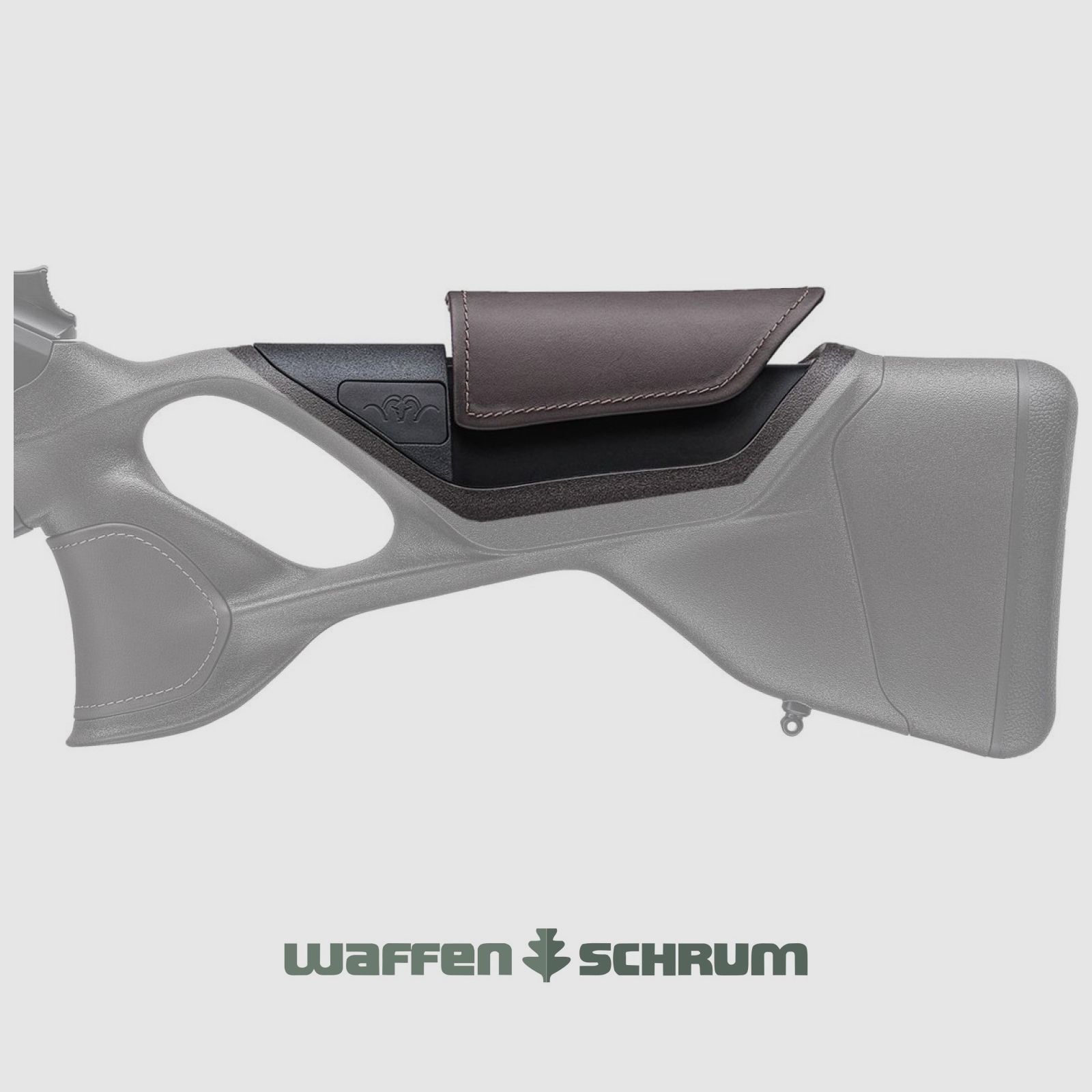 Blaser R8 Ultimate Leather verstellbarer Schaftrücken / Echtleder Cocoa