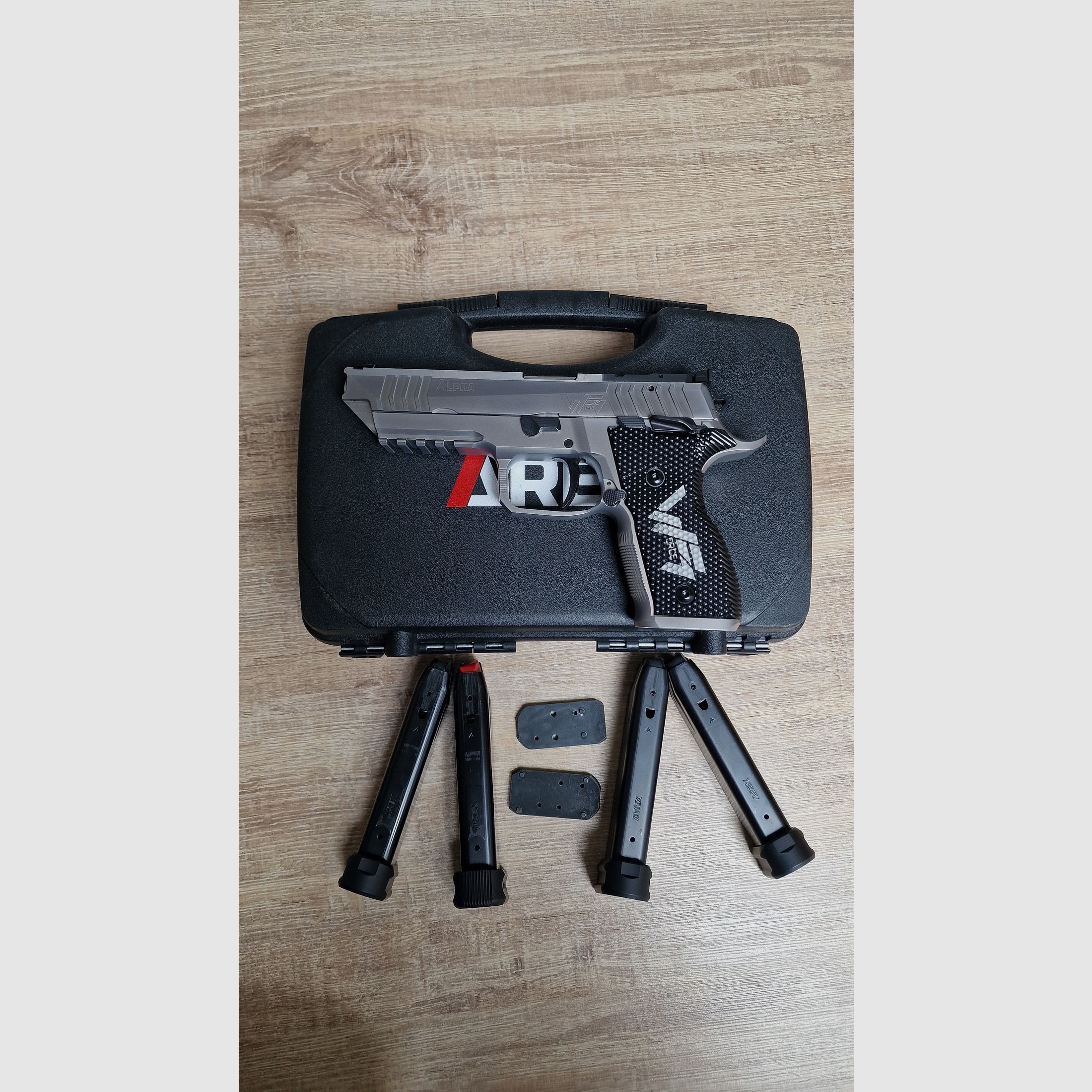 Pistol AREX ALPHA WFORCE1, caliber 9mm Luger || Used