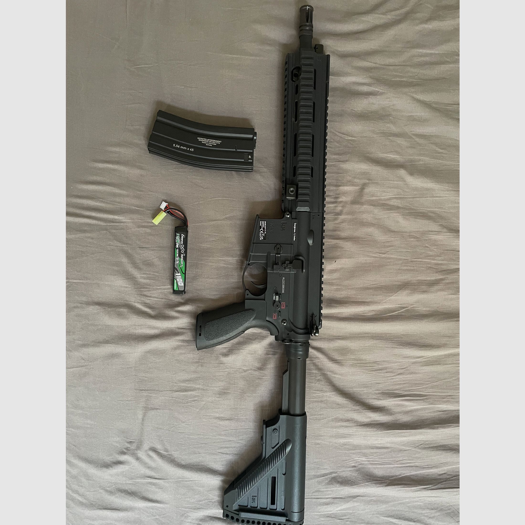 Airsoft HK416 S-AEG 1.3 Joule in pretty good condition
