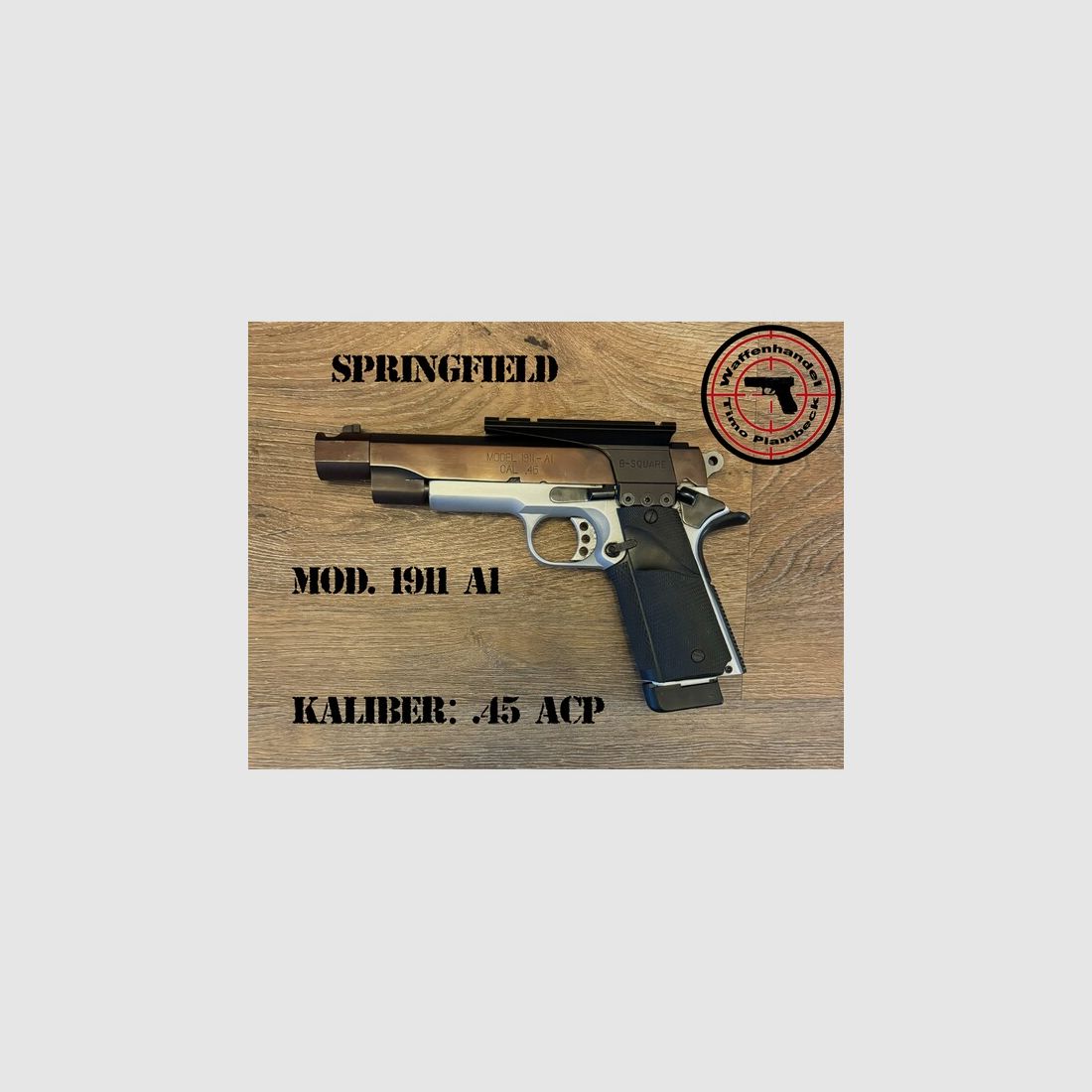 halbautomatische Pistole Springfield Mod. 1911 A1 im Kaliber .45 Auto