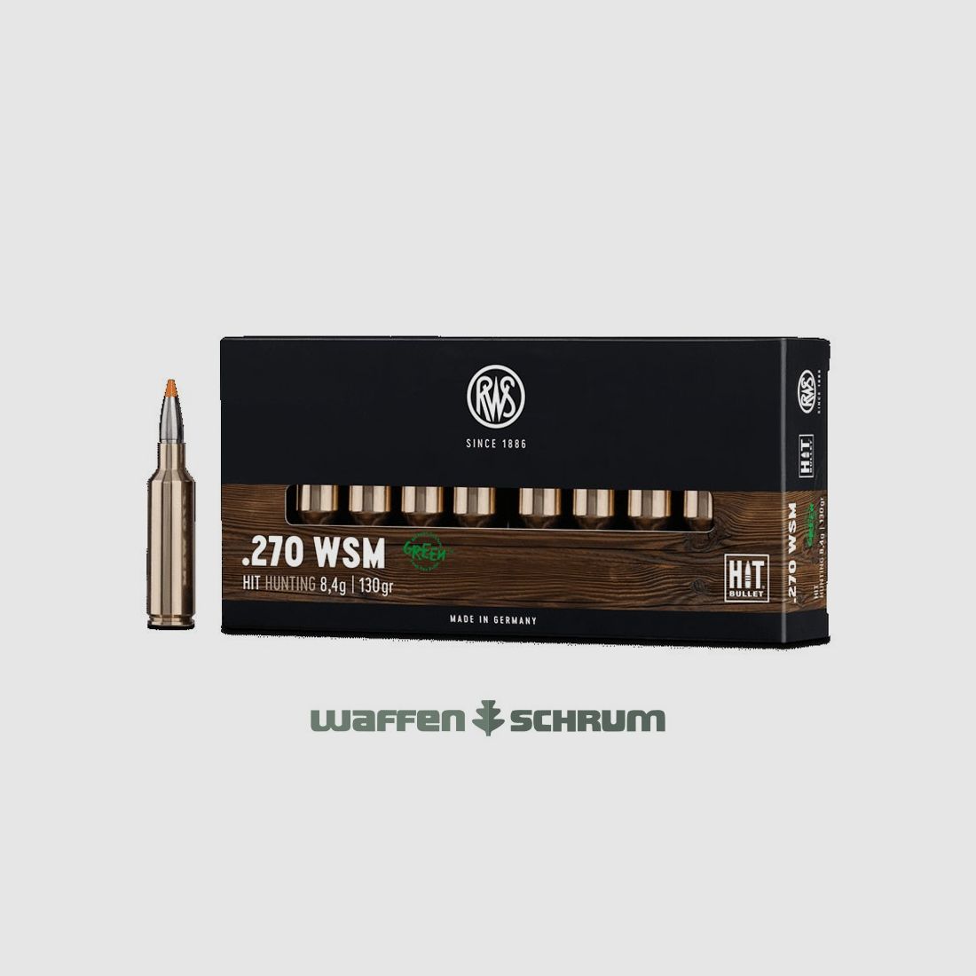 RWS HIT 8,4g - 130gr .270WSM