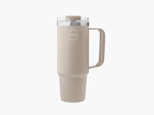 AYA&IDA Thermobecher mit Strohhalm 885 ml