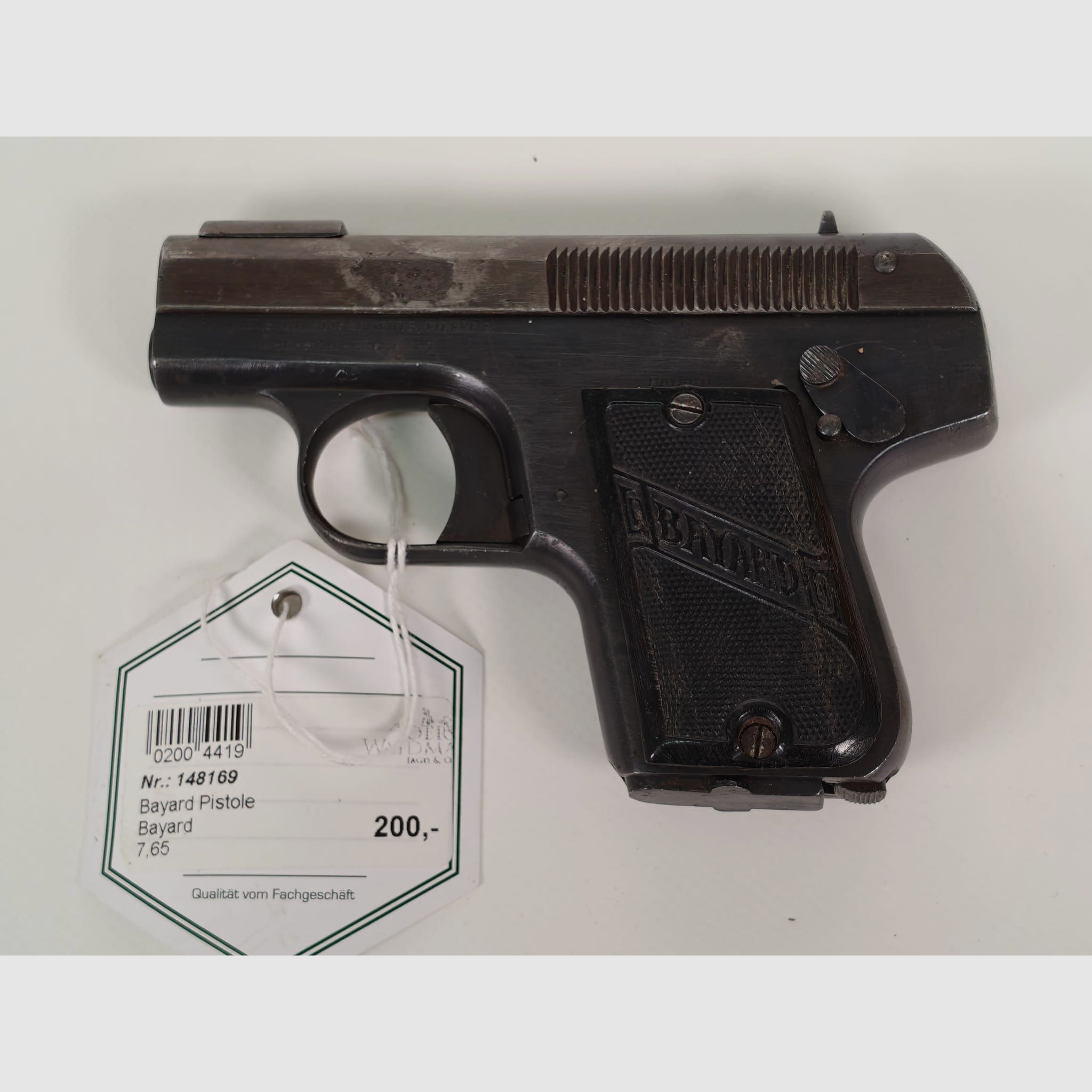 Pistola Bayard 7,65mm Browning