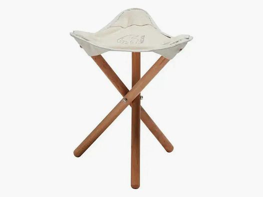 Nordisk Nordisk Hocker Rebild Wooden Tripod natuurlijk