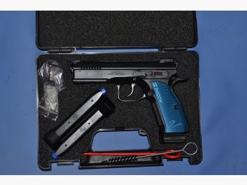 CZ75 SP01 Shadow 2 9mm Luger black/blue grips
