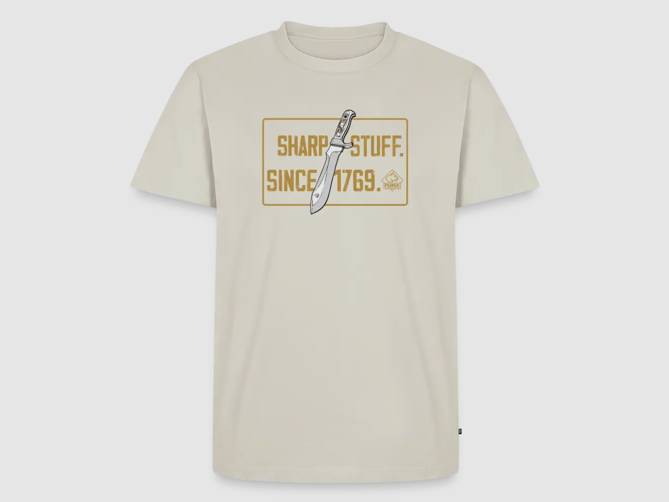 PUMA Męska Premium Koszulka "Sharp stuff since 1769 Gold", zdjęcie 17 z 31