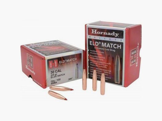 .308 Geschosse Hornady ELD 225 gr VE100