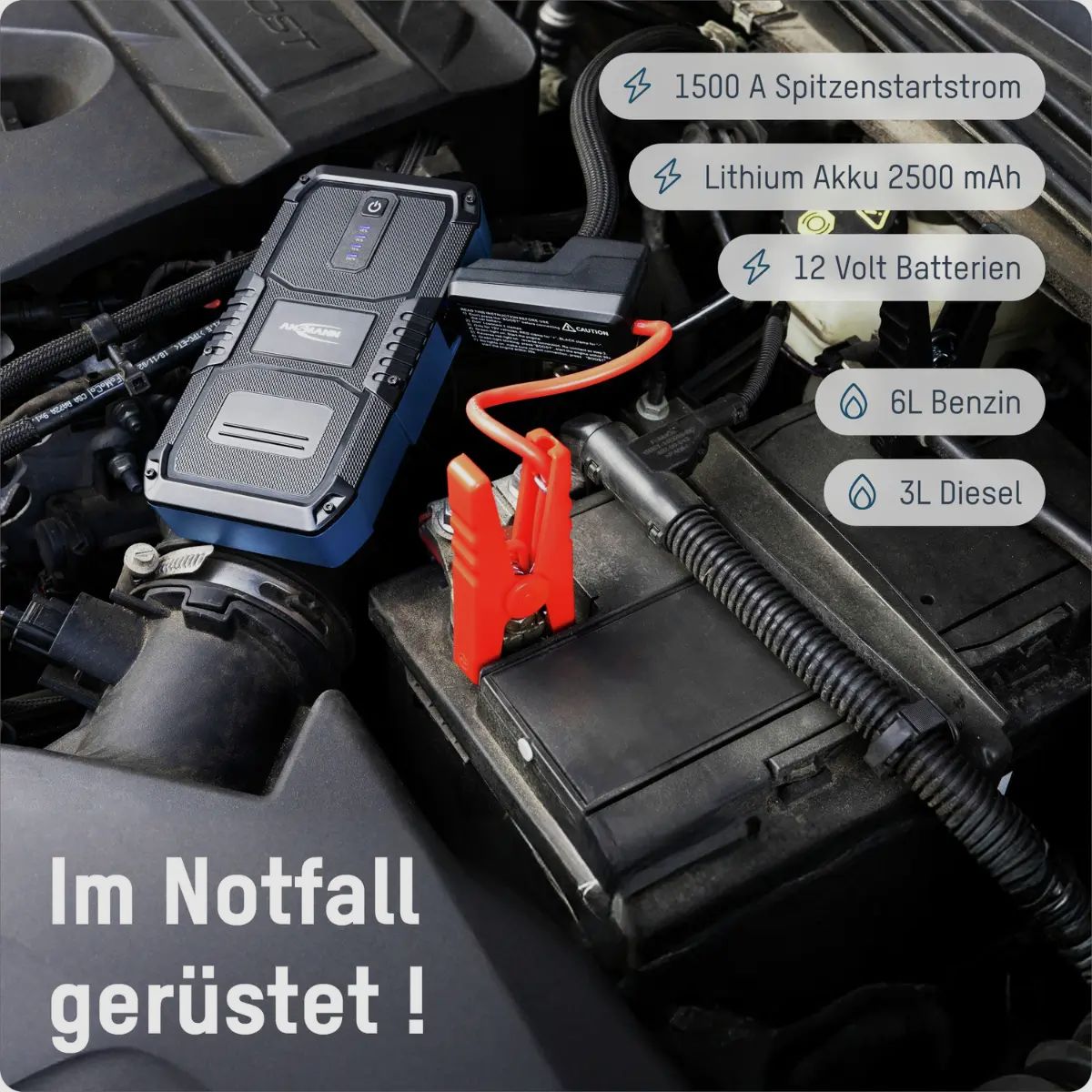 Ansmann Starthilfegerät Jump Starter 10.0