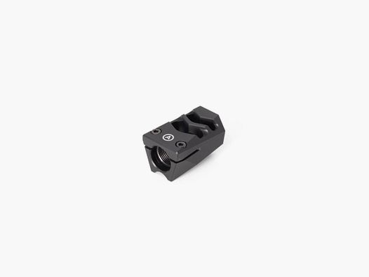 Armanov PCOMP Kompensator für 9mm Pistole, Gewindegröße: 1-2 28