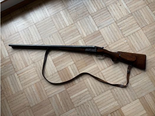 Simson Doppelflinte 16/70 Krupp Spezialgewehr Stahl