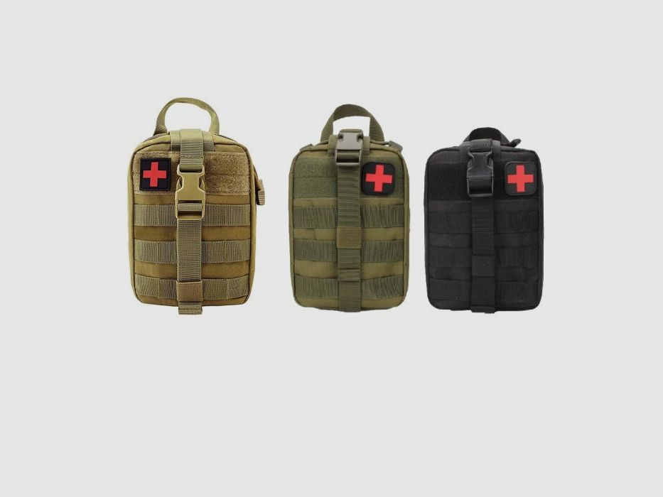 JB tactical – Tactische EHBO-kit IFAK II NAVO-standaard – TCCC-conform (17 onderdelen) – zwart, afbeelding 2 van 18