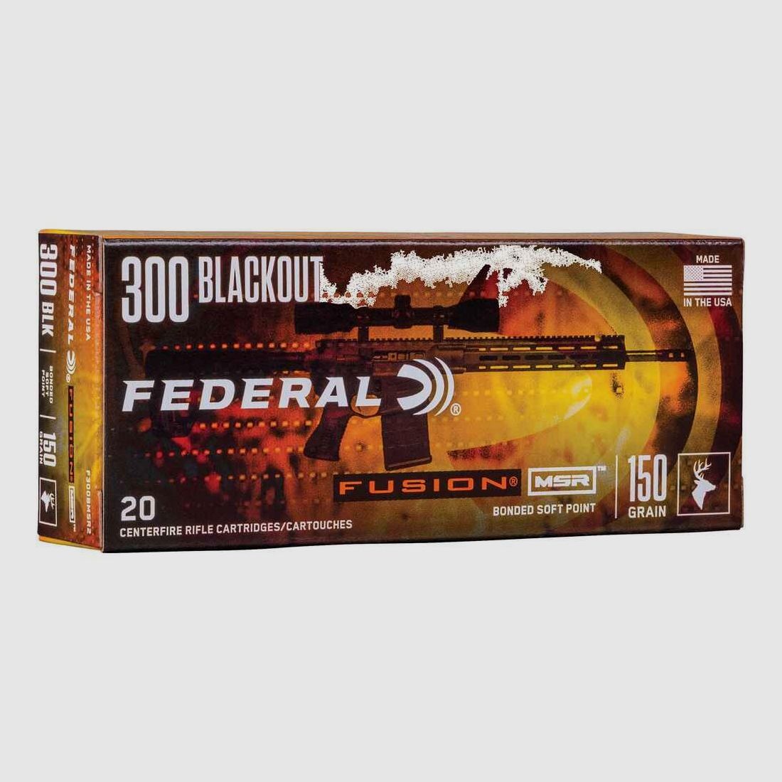 .300 AAC Blackout Fusion 9,7g/150grs. Federal Ammunition