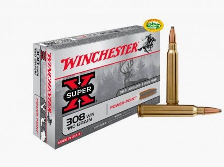 WINCHESTER munizioni cal.308 win POWER POINT 180 gr. X3086