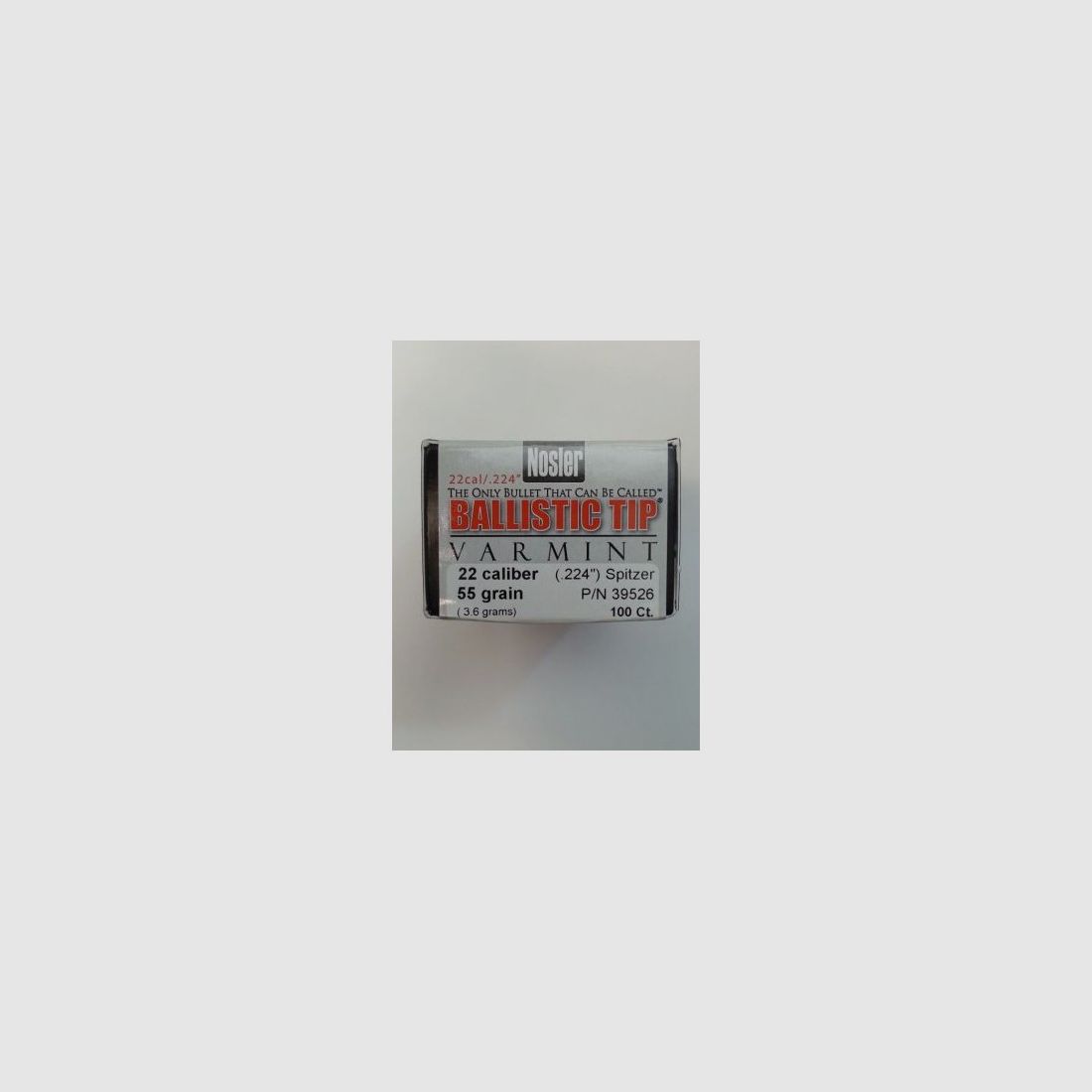 NOSLER BALL TIP GESCHOSSE C 22 GR 55