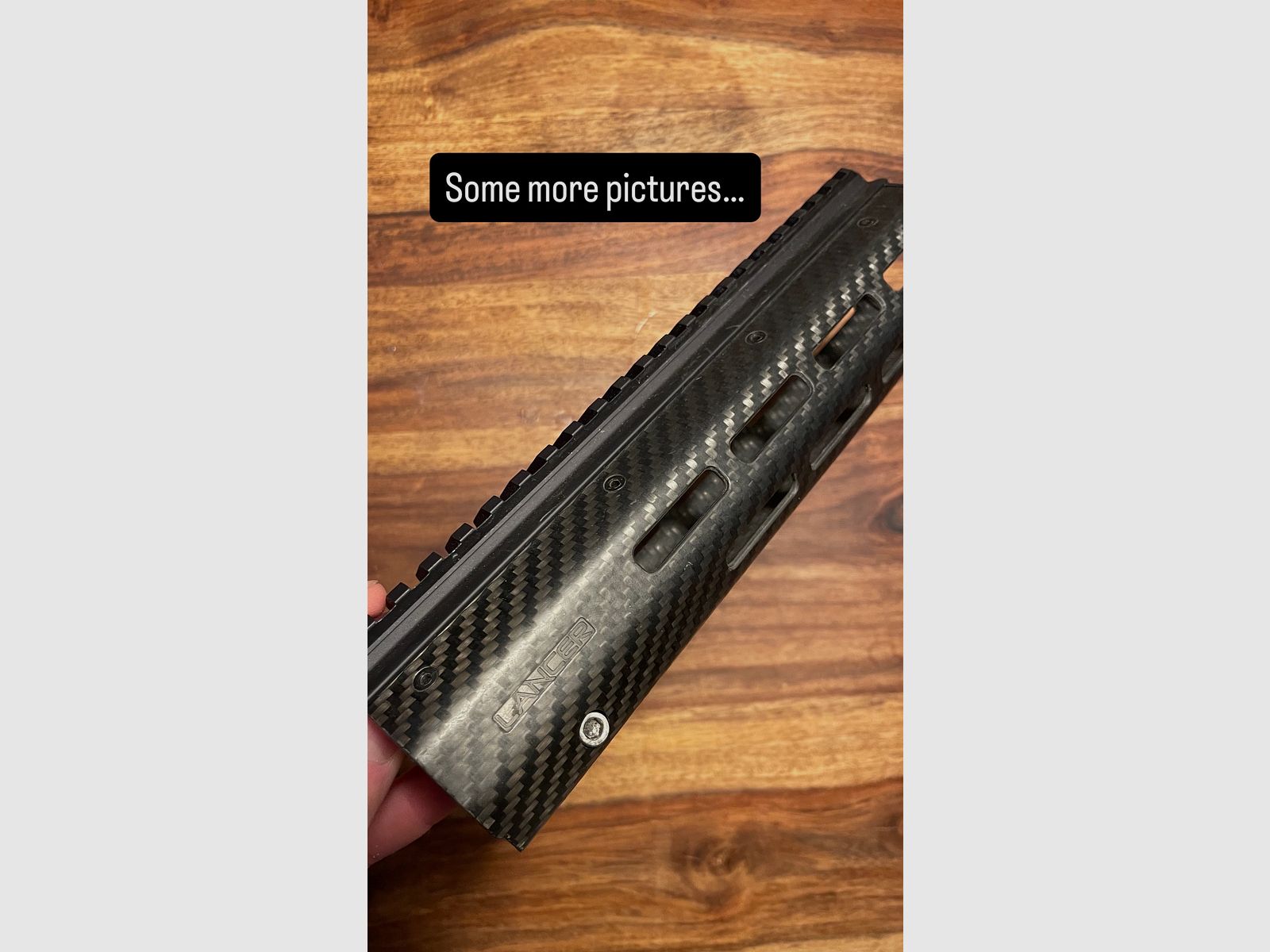 Lancer Carbon Handguard voor Heckler und Koch Mr223