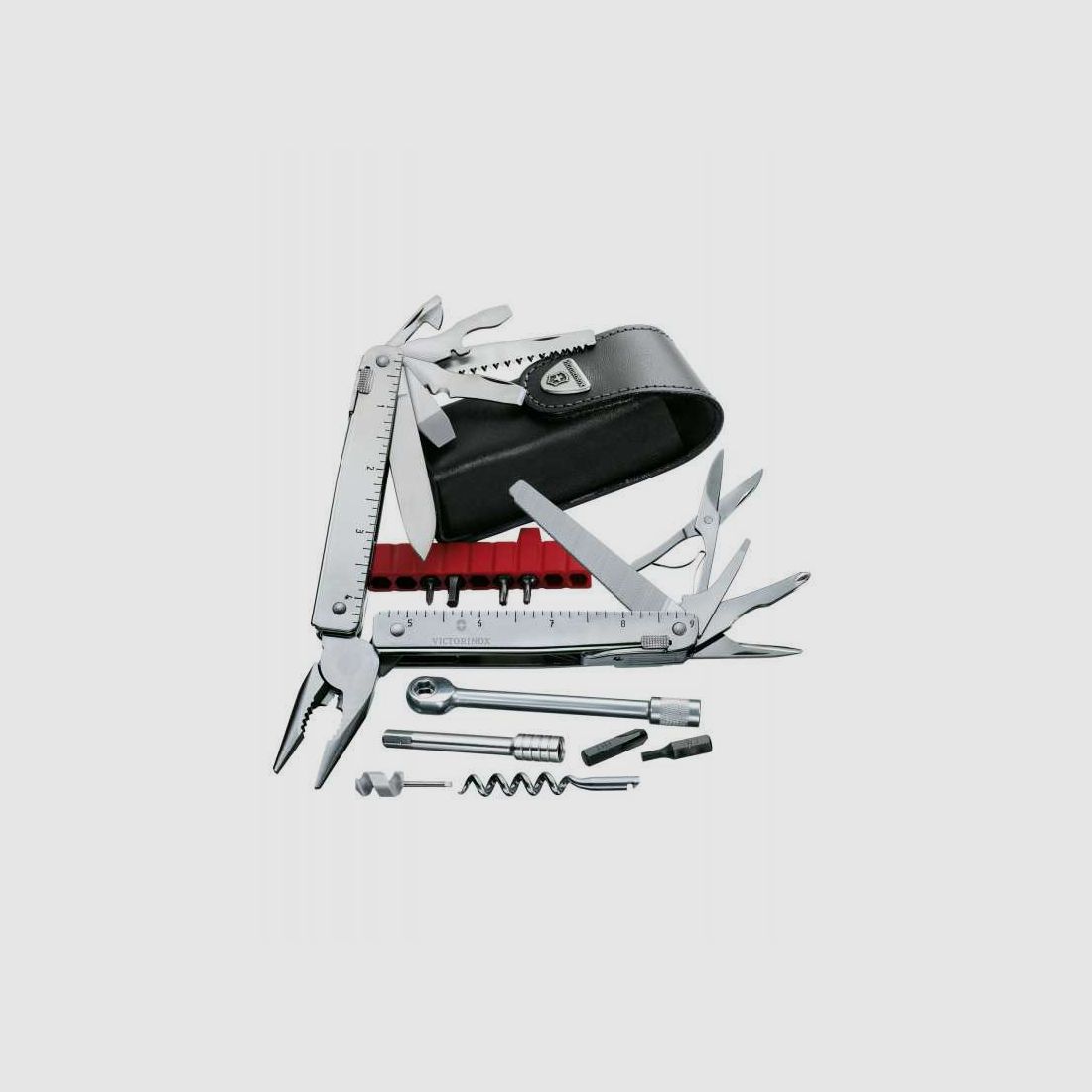 Victorinox SwissTool X Plus Ratchet, in Leder-Etui