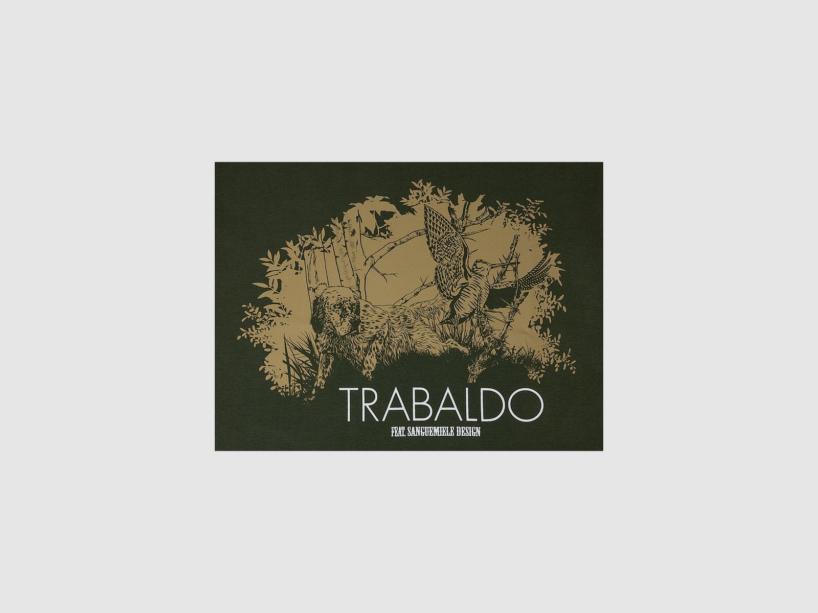 Trabaldo Identity T-Shirt mit Setter-Druck in Grün, Bild 4 von 4