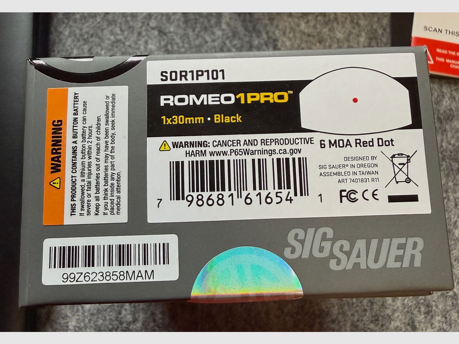 Sig Sauer Romeo 1 PRO Reflexvisier Reddot Rotpunktvisier