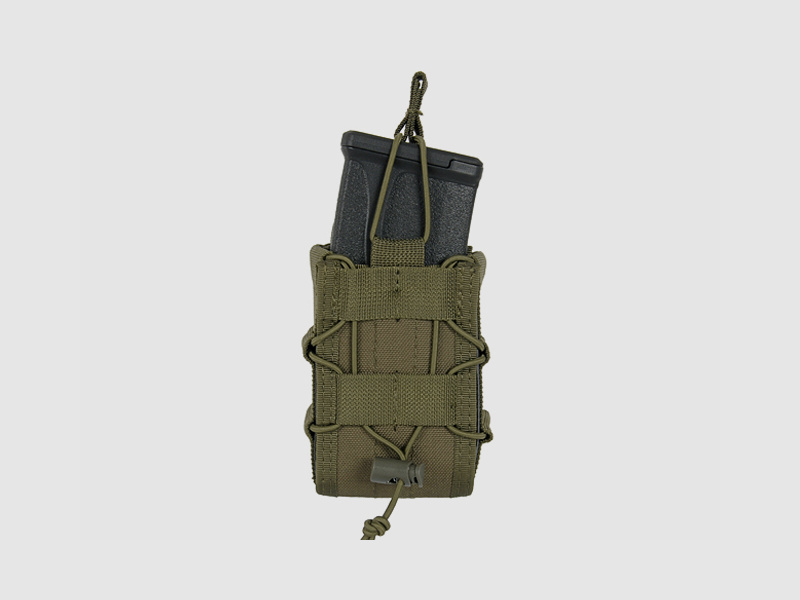 MOLLE Double Rifle Mag Speed Pouch - Olive