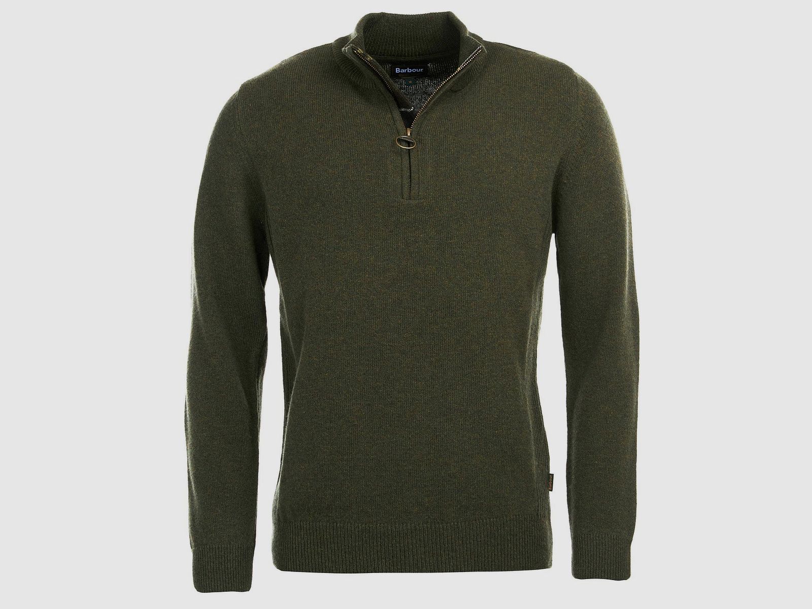 Barbour Holden Half Zip Sweater Olive