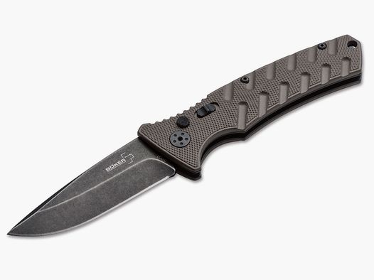 Cuchillo de resorte BKER PLUS STRIKE COYOTE SPEARPOINT