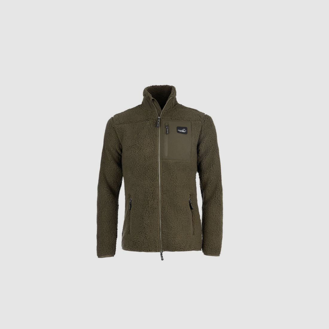 Arrak Sherpa Fleecejacke Damen Olivgrün - S