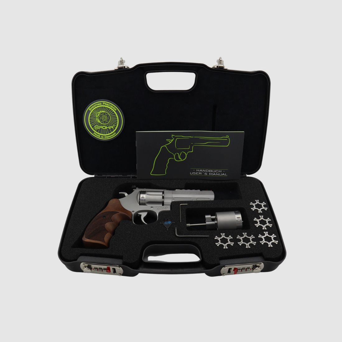  Spohr 284 Carry Stainless 4 Zoll Revolver mit Wechseltrommel