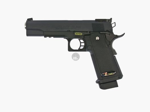 2ª Oportunidad | Softair - Pistola - WE Hi-Capa 5.1 Full Metal GBB-Negro - a partir de 18, más de 0,5 Joule