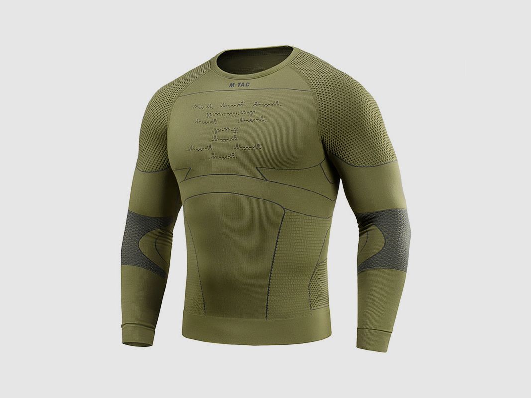 M-TAC – KOMPRESSION THERMAL SHIRT | Ranger Green / Dunkelgrau, Bild 1 von 12