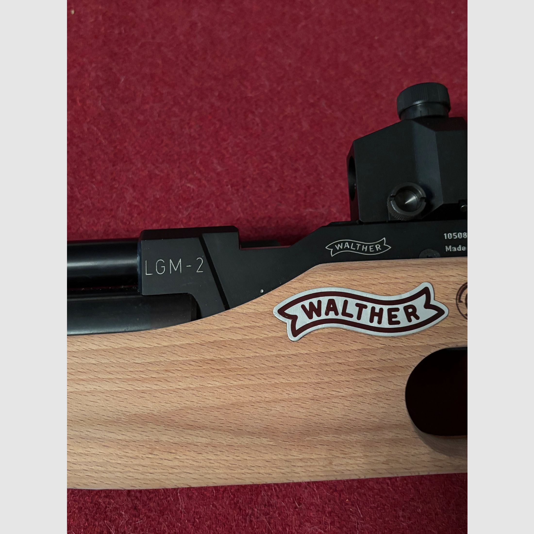 Walther LGM-2 match air rifle 4.5mm