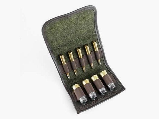 Loden Patronenetui - Bockbüchsflinte