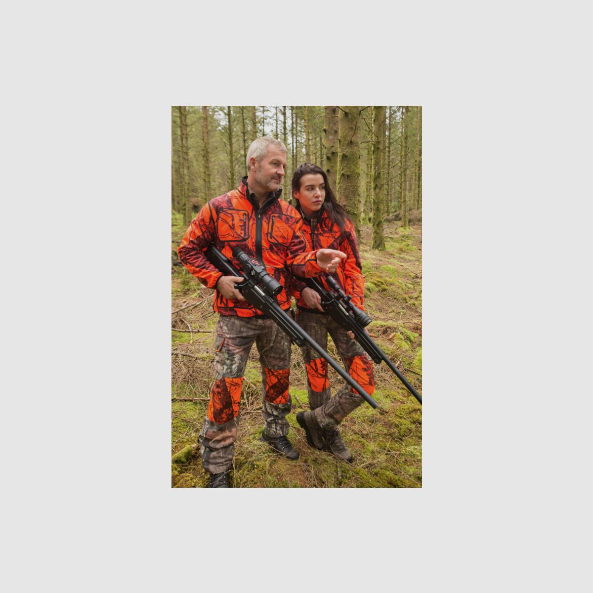 SHOOTERKING Softshell Herren Jacke 2 in 1 Mossy Blaze Orange