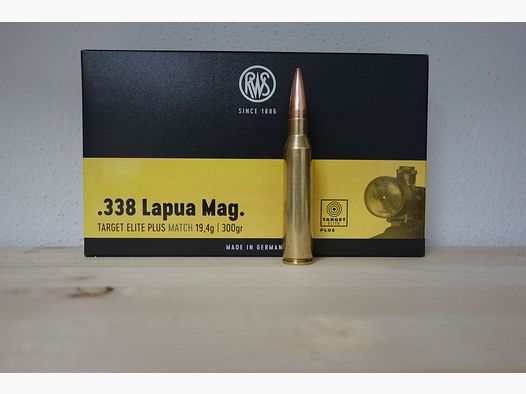 RWS Target Elite Plus .338 Lapua Mag 19,44g - 300gr BTHP