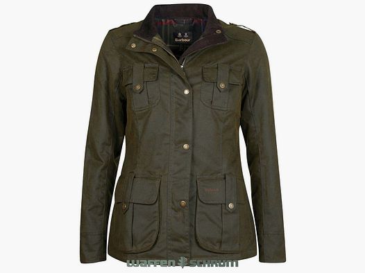Barbour Wachsjacke Defence Winter  Olive/Classic
