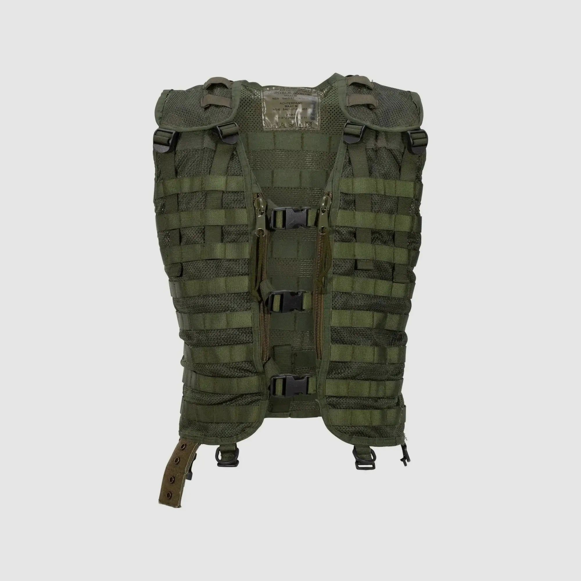 Armée néerlandaise Armée néerlandaise Gilet de combat néerlandais modulaire comme neuf - Camouflage DPM / L