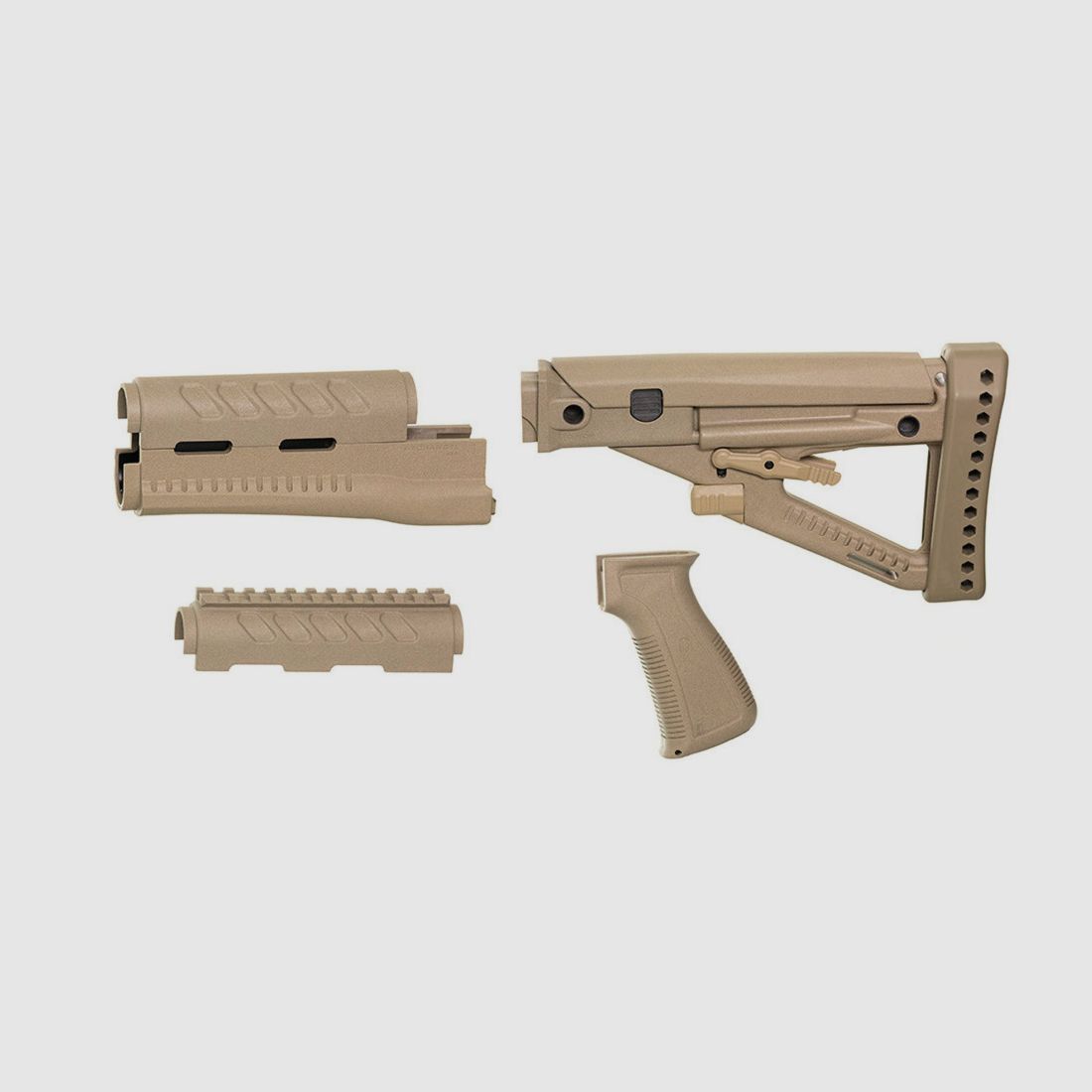 Archangel OPFOR Series Buttstock / Forend / Pistol Grip Complete Set for YUGO PAP AK - DT