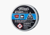 Walther Stop Blitz Platzpatronen für Schreckschusspistolen cal. 9 mm P.A. - 25 Schuss