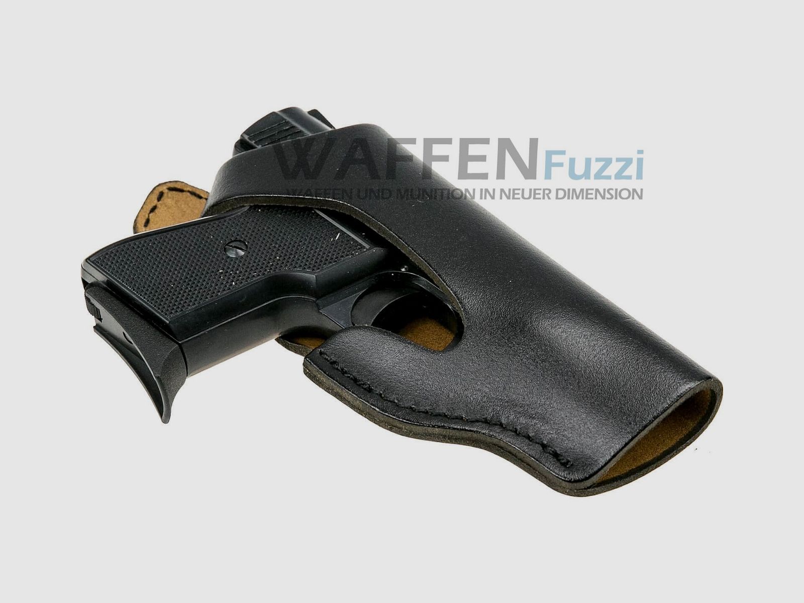 Quick draw holster with belt clip for small pistols