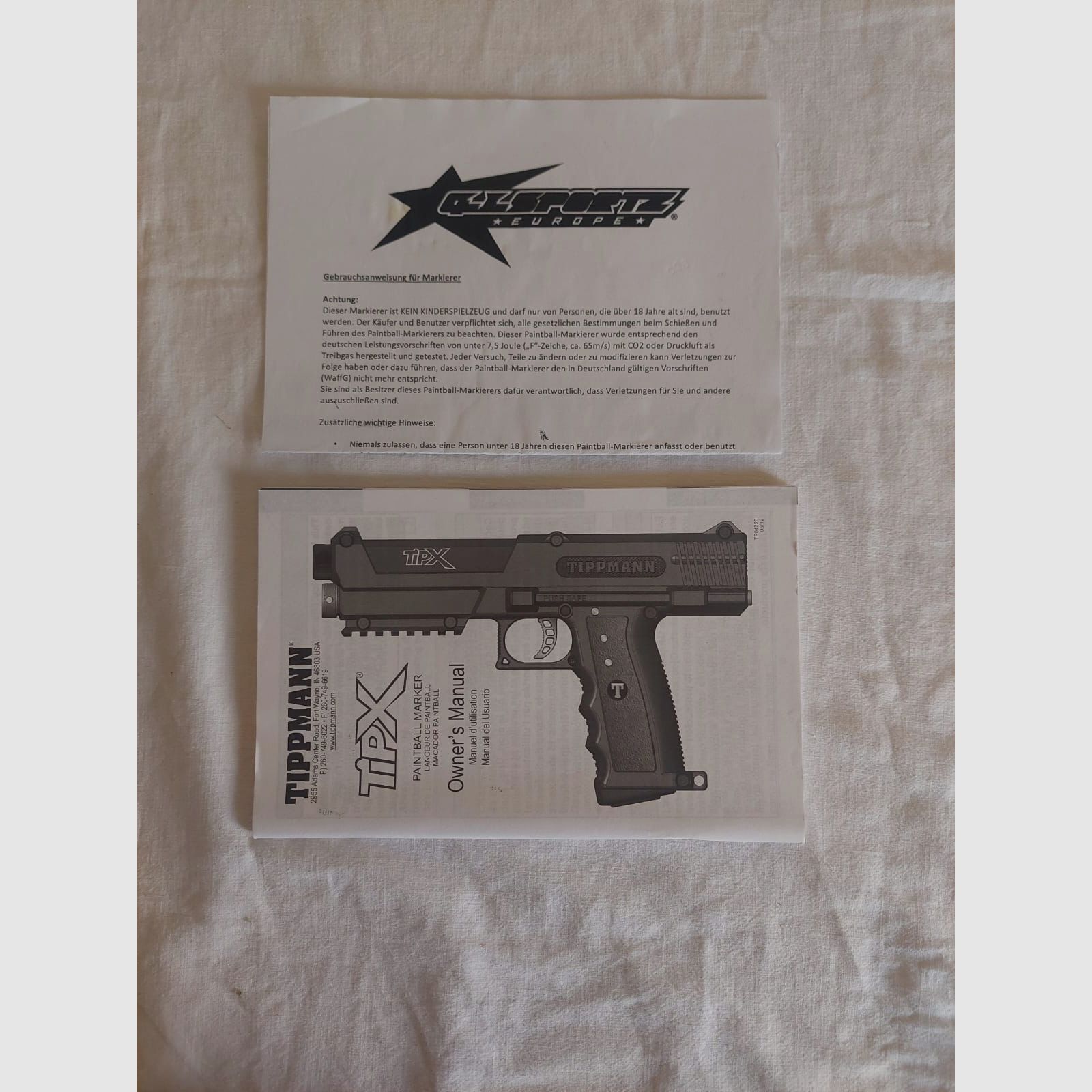 Tippmann TIPX Marcatori + accessori